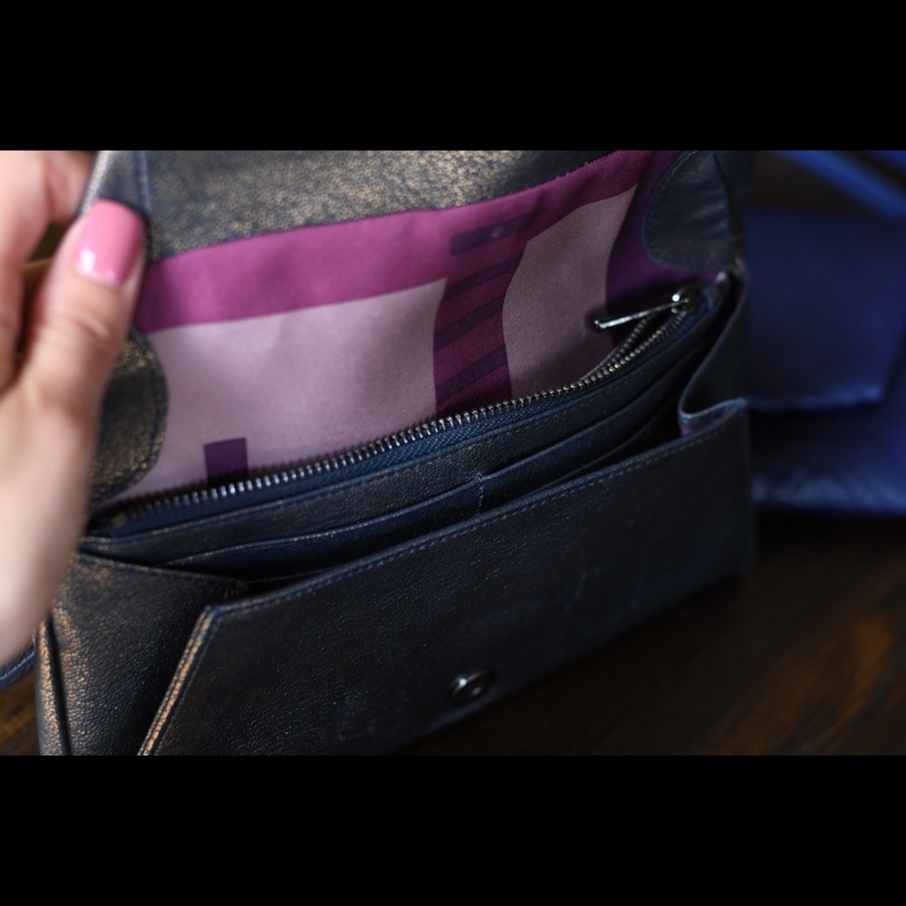 Kooba Ruby Wallet On A String Metallic Color - image 2